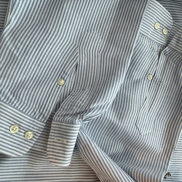 Ralph Lauren Men’s Striped Button Down Classic Fit Size 16-34/35 - Picture 7 of 8